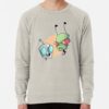 ssrcolightweight sweatshirtmensoatmeal heatherfrontsquare productx1000 bgf8f8f8 10 - Invader Zim Merch